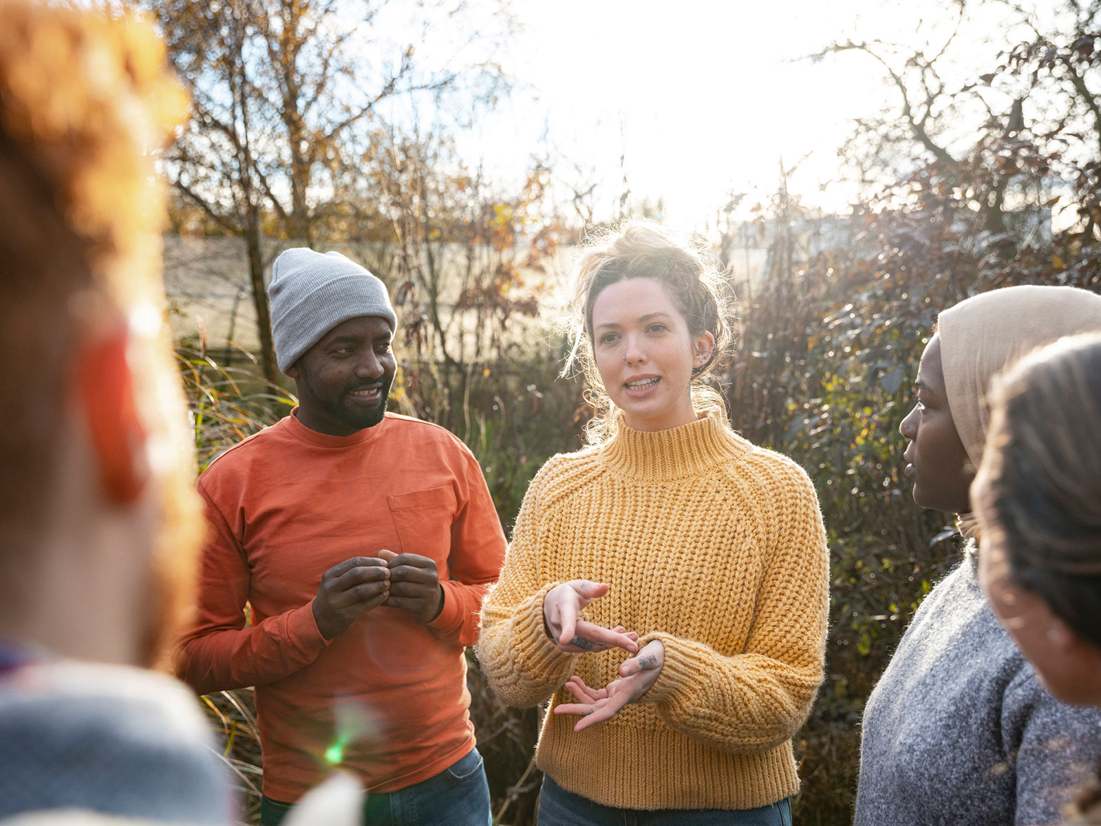 A group of parents meet and support each other.