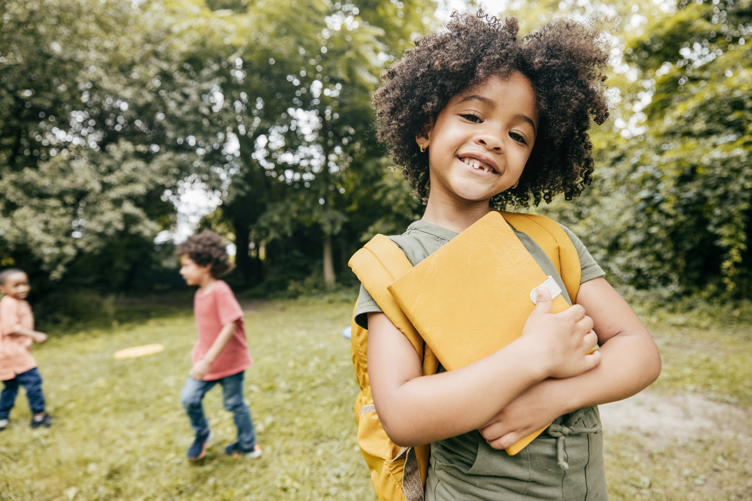 Young girl in foster care
