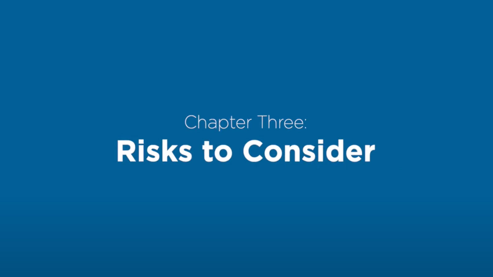 Lifeline: Chapter 3 - Risks to Consider